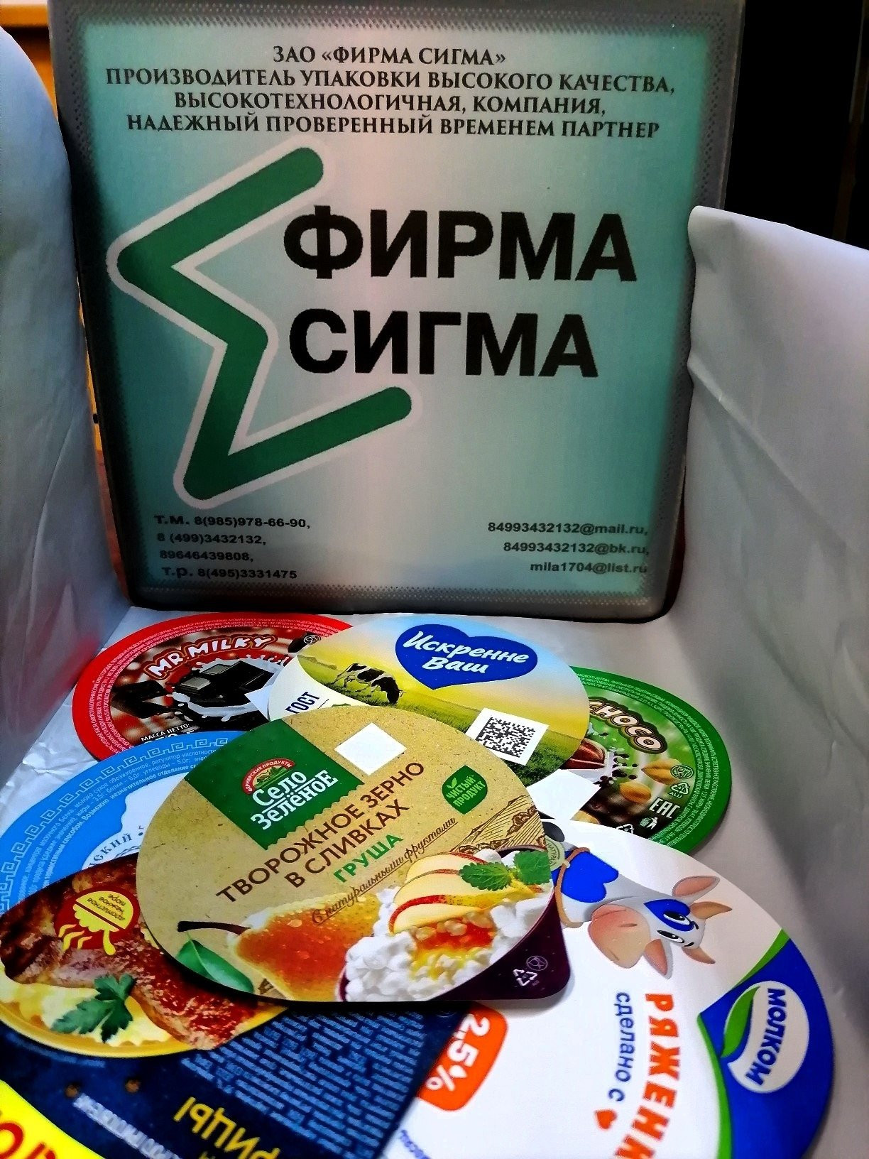 Логотип АО ФИРМА СИГМА