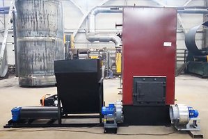 Твердотопливный котел на опилках и древесине